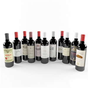 Wine Bottle (Bordeaux)